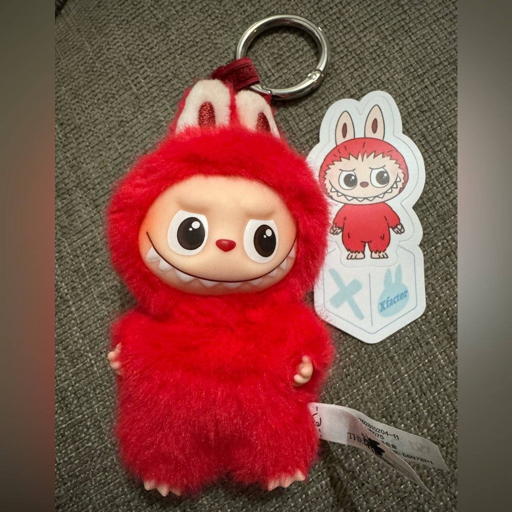 LABUBU - THE MONSTERS Pin for Love Series-Vinyl Plush Pendant Blind Box Z NIB